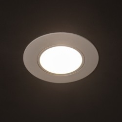 Įmontuojamas šviestuvas FIZU CCT W 4W balta IP20