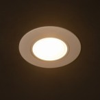 Įmontuojamas šviestuvas FIZU CCT W 4W balta IP20