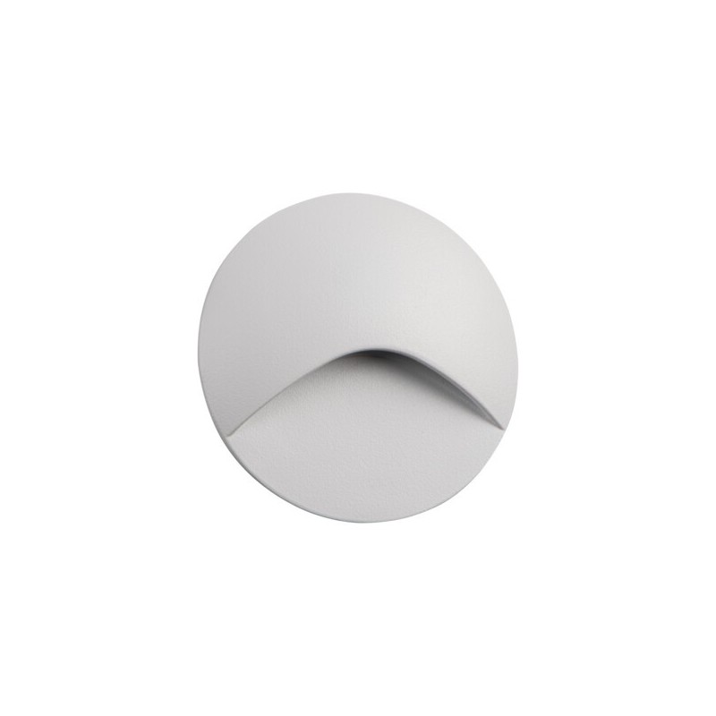 Sieninis šviestuvas EXIN LED O W-WW 2,5W 3000K Aliuminio lydinys balta IP65