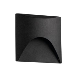 Sieninis šviestuvas EXIN LED L B-WW 2,5W 3000K Aliuminio lydinys juoda IP65