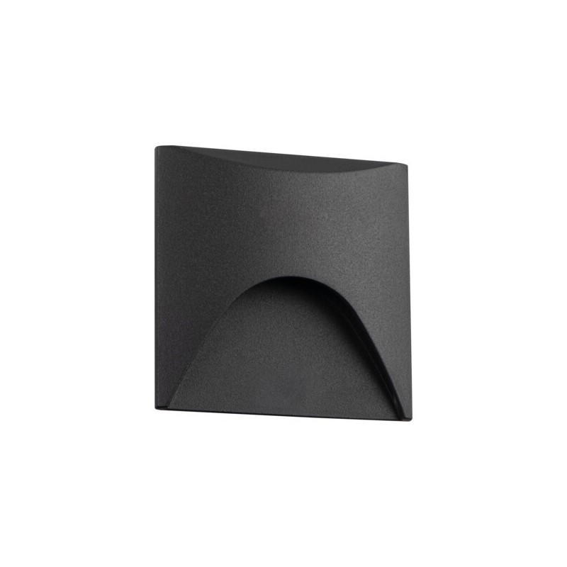 Sieninis šviestuvas EXIN LED L GR-WW 2,5W 3000K Aliuminio lydinys pilka IP65