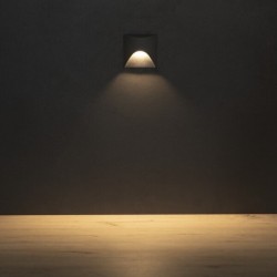 Sieninis šviestuvas EXIN LED L GR-WW 2,5W 3000K Aliuminio lydinys pilka IP65