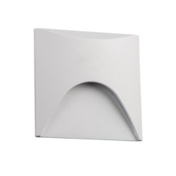 Sieninis šviestuvas EXIN LED L W-NW 2,5W 4000K Aliuminio lydinys balta IP65