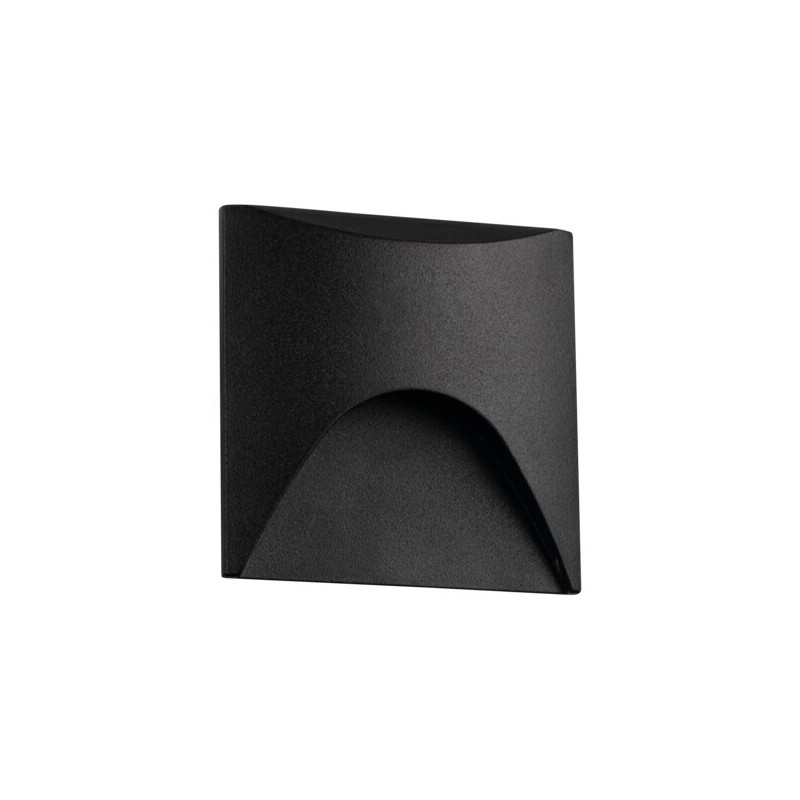 Sieninis šviestuvas EXIN LED L B-NW 2,5W 4000K Aliuminio lydinys juoda IP65