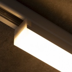 Bėgelių sistemos šviestuvas LTL-E 15W-60-CCT-W LED SMD balta (3 fazių)