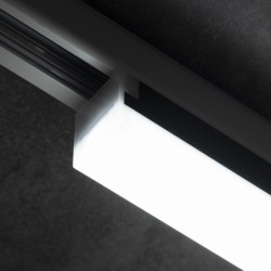 Bėgelių sistemos šviestuvas LTL-E 15W-60-CCT-B LED SMD juoda (3 fazių)