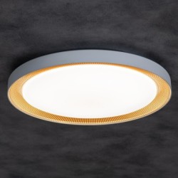 Lubinis šviestuvas ANBAR LED 37W CCT BR LED SMD balta, ruda IP20 su pulteliu