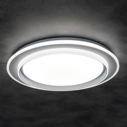 Lubinis šviestuvas ANTO LED 37W CCT LED SMD balta IP20 su pulteliu
