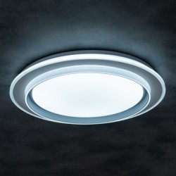 Lubinis šviestuvas ANTO LED 37W CCT LED SMD balta IP20 su pulteliu