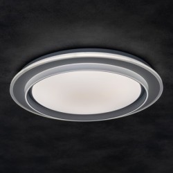 Lubinis šviestuvas ANTO LED 37W CCT LED SMD balta IP20 su pulteliu