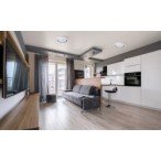 Lubinis šviestuvas ANTO LED 37W CCT LED SMD balta IP20 su pulteliu