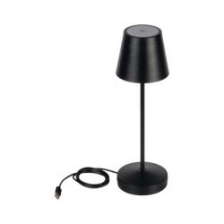 Stalinis šviestuvas INITA LED CB B LED SMD 1,2W Pakraunamas juoda