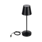 Stalinis šviestuvas INITA LED CB B LED SMD 1,2W Pakraunamas juoda