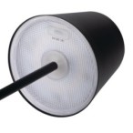 Stalinis šviestuvas INITA LED CB B LED SMD 1,2W Pakraunamas juoda