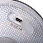 Stalinis šviestuvas INITA LED CB B LED SMD 1,2W Pakraunamas juoda