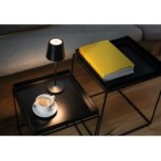 Stalinis šviestuvas INITA LED CB B LED SMD 1,2W Pakraunamas juoda