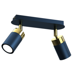 Lubinis šviestuvas JOKER NAVY BLUE/GOLD 2xGU10
