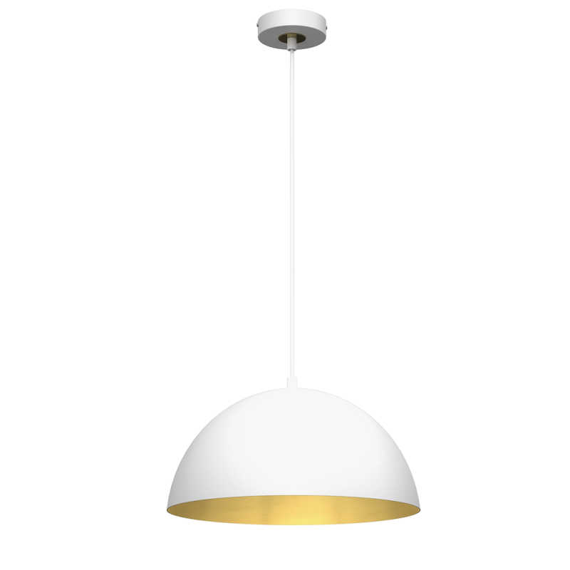 Pakabinamas šviestuvas BETA WHITE/GOLD 1xE27 35cm