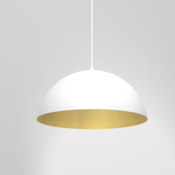 Pakabinamas šviestuvas BETA WHITE/GOLD 1xE27 35cm