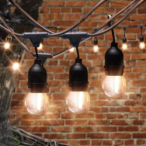 LED lemputė E27 1W 2700K 50lm 220-240V FILAMENT G45 Šilta balta