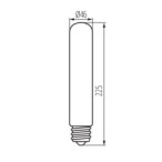 LED lemputė XLED HP E40 D46 38W NW 4000K 230V 7500lm 25000h Stiklas (Neutrali balta)