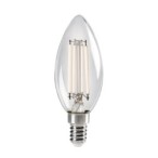 LED lemputė XLED W E14 C35 4,5W WW 2700K 230V 470lm 15000h Stiklas (Šilta balta)