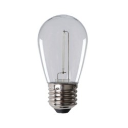 LED lemputė ST45 0,9W E27 BL 230V 8lm 15000h Plastikas Mėlyna