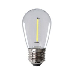 LED lemputė ST45 0,9W E27 GR 230V 8lm 15000h Plastikas Žalia
