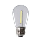 LED lemputė ST45 0,9W E27 GR 230V 8lm 15000h Plastikas Žalia