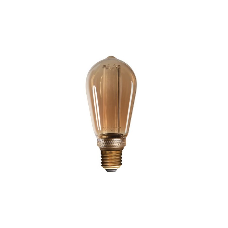 LED lemputė ST64 A 4W SW 1800K E27 230V 200lm 25000h Stiklas Šilta