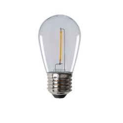 LED lemputė ST45 0,5W E27 NW 4000K 230V 50lm 15000h Plastikas (Neutrali balta)