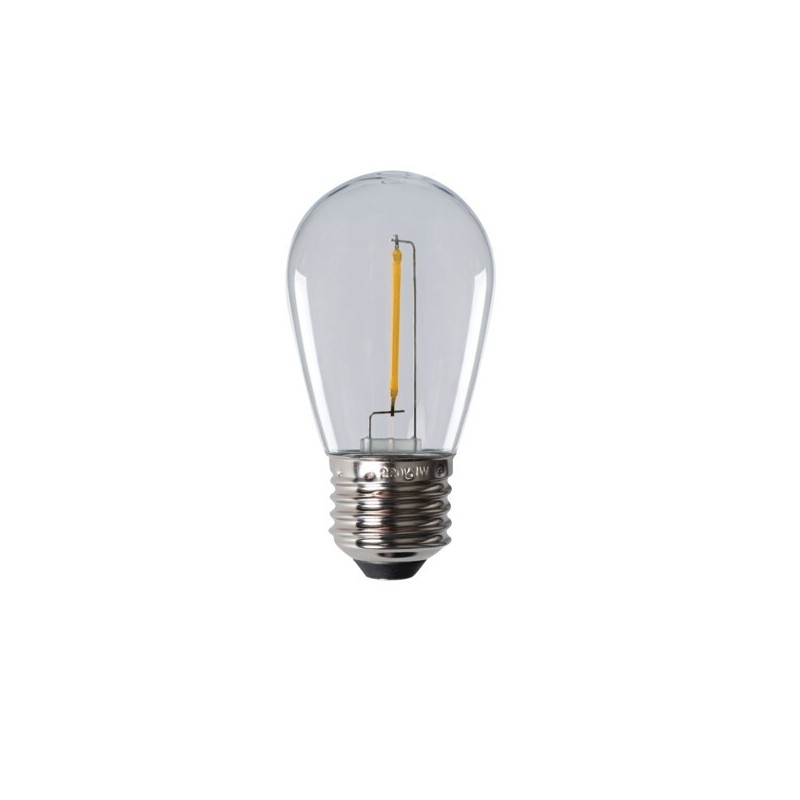 LED lemputė ST45 0,5W E27 NW 4000K 230V 50lm 15000h Plastikas (Neutrali balta)