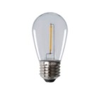 LED lemputė ST45 0,5W E27 NW 4000K 230V 50lm 15000h Plastikas (Neutrali balta)