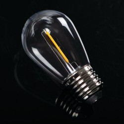 LED lemputė ST45 0,5W E27 NW 4000K 230V 50lm 15000h Plastikas (Neutrali balta)