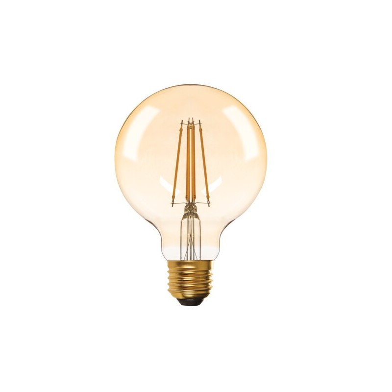 LED lemputė XLED G95 7W WW 2500K E27 230V 725lm 15000h Stiklas (Šilta balta)