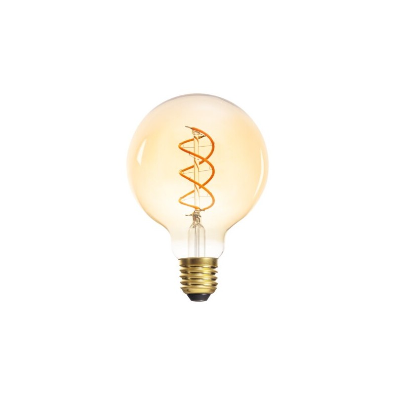 LED lemputė XLED G95 4W SW 1800K E27 230V 250lm 15000h Stiklas Šilta