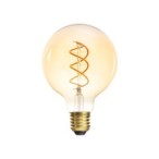 LED lemputė XLED G95 4W SW 1800K E27 230V 250lm 15000h Stiklas Šilta