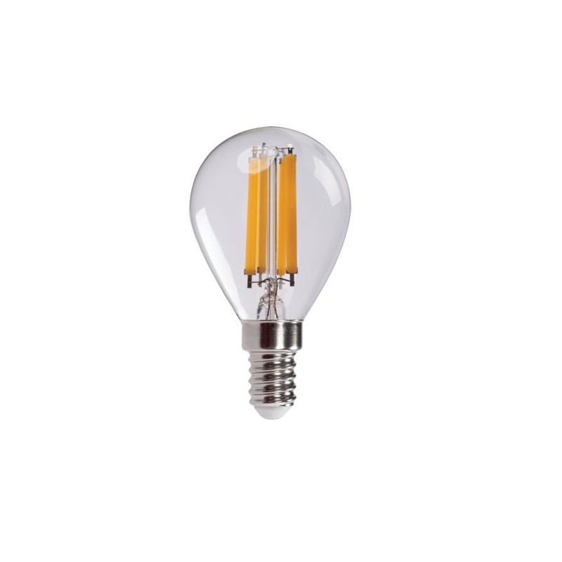 LED lemputė XLED E14 G45 6W WW 2700K 230V 806lm 15000h Stiklas (Šilta balta)