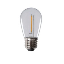 LED lemputė ST45 0,5W E27 WW 2700K 230V 50lm 15000h Plastikas (Šilta balta)