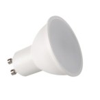 LED lemputė GU10 6W NW 4000K 230V 430lm 15000h Plastikas (Neutrali balta)