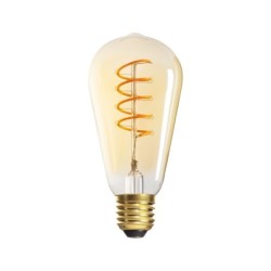 LED lemputė XLED ST64 4W SW 1800K E27 230V 250lm 15000h Stiklas Šilta