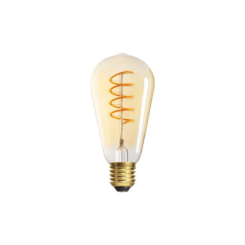 LED lemputė XLED ST64 4W SW 1800K E27 230V 250lm 15000h Stiklas Šilta