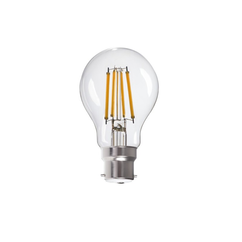 LED lemputė XLED B22 A60 7W WW 2700K 230V 810lm 15000h Stiklas (Šilta balta)