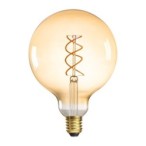 LED lemputė XLED G125 4W SW 1800K E27 230V 250lm 15000h Stiklas Šilta