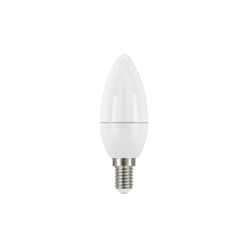 LED lemputė IQ-LED C37E14 4,2W WW 2700K E14 230V 470lm 25000h Plastikas (Šilta balta)