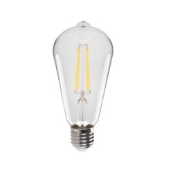 LED lemputė XLED ST64C 7W NW 4000K E27 230V 806lm 15000h Stiklas (Neutrali balta)