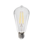 LED lemputė XLED ST64C 7W NW 4000K E27 230V 806lm 15000h Stiklas (Neutrali balta)
