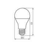 LED lemputė RAPID MAXX v2 E27 WW 3000K 230V 1050lm 15000h Plastikas (Šilta balta)