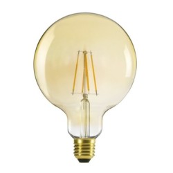 LED lemputė XLED G125 7W WW 2500K E27 230V 725lm 15000h Stiklas (Šilta balta)