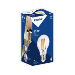LED lemputė XLED A60 7W WW 2700K E27 230V 810lm 15000h Stiklas (Šilta balta)